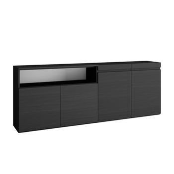 Mueble Zapatero De Madera De Ingeniería Negro 60x35x70 Cm Vidaxl con  Ofertas en Carrefour