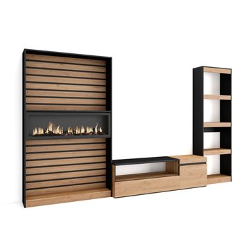 Mueble salón TV con leds Uma - Fanmuebles