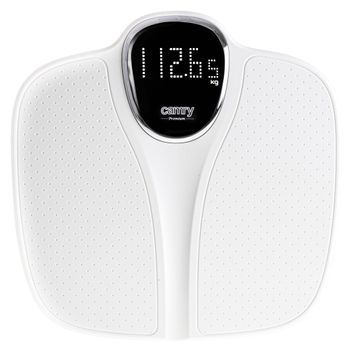 Báscula De Baño Digital, Alta Precisión 180kg, Pantalla Lcd Apagado Automático, Antideslizante Blanco  Briebe Sc1125w