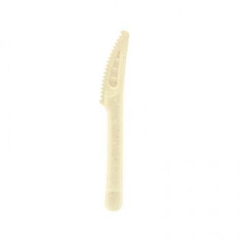 Cuchillo De Fibra Compostable Kraft (16,5cm). Hasta Fin De Stock 2000 Unidades