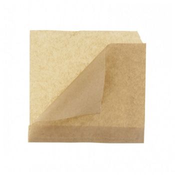 Papel Antigrasa Para Hamburguesas Kraft (17x17cm) 1000 Unidades