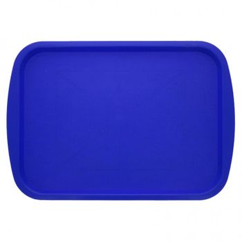 Bandeja Azul Pp Resistente Y Reutilizable (44x31cm) Pack De 1 Unidades