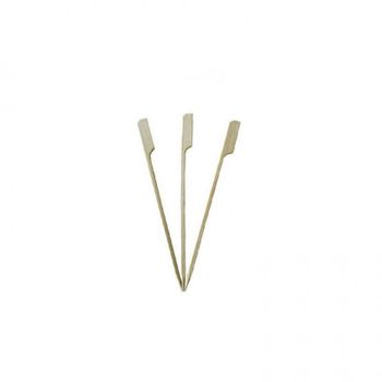 Palillos Para Brochetas De Bambú Estilo Bastón 7cm Pack De 100 Unidades