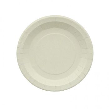 Platos De Cartón Cartulina 100% Compostable (18ø) 350 Unidades