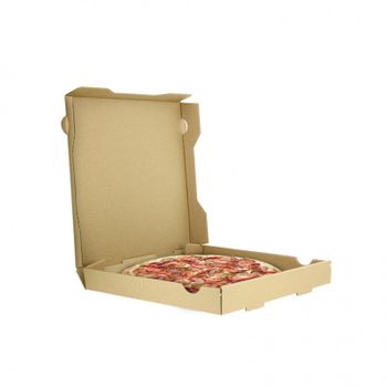Cajas De Pizza Kraft Pequeña (26 Cm) 100 Unidades