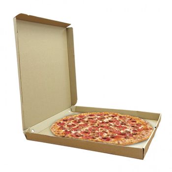 Cajas De Pizza Kraft Familiar Extra (47cm) 50 Unidades