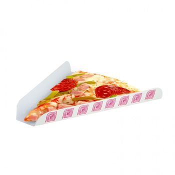 Cuña Cartón Porción Pizza Con Dibujo Genérico 500 Unidades