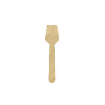 Cucharilla De Helado De Madera (9,5cm) Pack De 100 Unidades