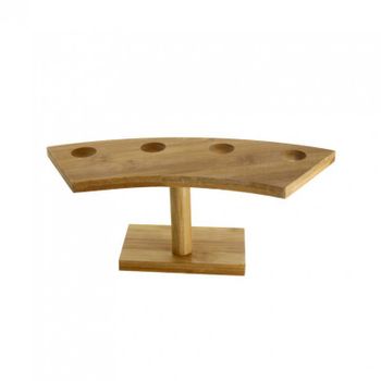 Soporte Conos Madera Abanico 4 Huecos 1 Unidades