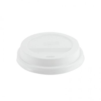 Tapa Travel Blanca Para Vaso Café (9ø) Pack De 100 Unidades