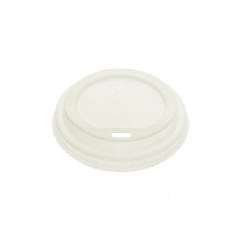 Tapa Travel Blanca Para Vaso Bio Compostable (8ø) Pack De 100 Unidades