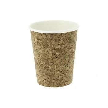 Vaso Café Para Llevar De Cartón Y Corcho Compostable  Pack De 200 Unidades