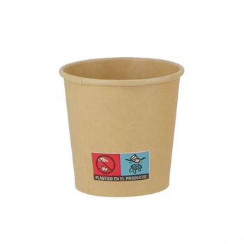 Vasos Para Café Cartón Kraft Pack De  Pack De  50 Unidades