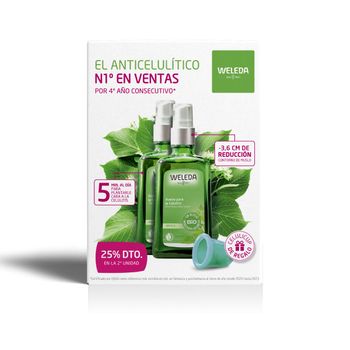 Pack Aceite Anticelulítico Abedul 2ª Ud Al 25% Dto + Regalo Celulicup Weleda