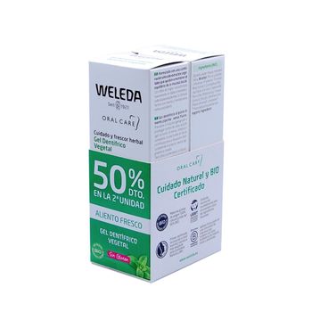 Duplo Dentífrico Vegetal Weleda - 2ª Unidad 50% Dto.- 75 Ml