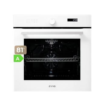 Horno Evvo Airfryer H25, Clase Energética A, 81, 10 Programas, Función Airfryer, Blanco