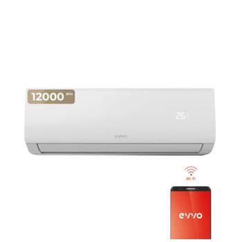 Aire Acondicionado Split Evvo Clima Wifi 1x1 12000 Btu Hasta 22 M2