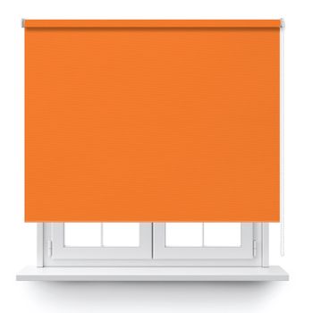 Estor Enrollable Opaco Naranja 100x150cm.