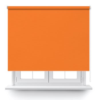 Estor Enrollable Opaco Naranja 140x150cm.