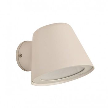 Lámpara De Pared Led Alpinaluz Aluminio Blanco Ip44, Exterior, En Blanco