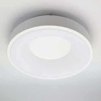 Plafón Led Alpinaluz Circular Ø30 Cm 28w Philips Driver 3500lm En Blanco