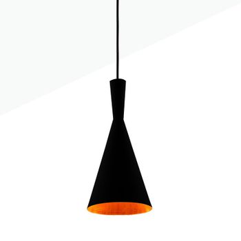 Lámpara Colgante Alpinaluz Conica - Elegante Diseño Nórdico, Pantalla Dorada, Apto Para Led E27, 6 Colores Disponibles