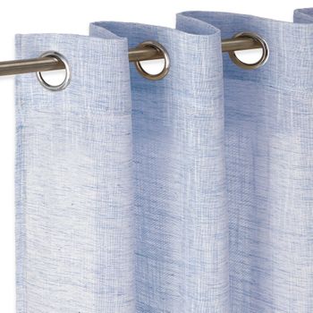 Cortina Translucida Para Ventanas 150x260 Cm Acomoda Textil. (granate) con  Ofertas en Carrefour