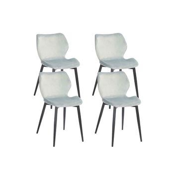 Silla De Comedor Luna, Gris, 4 Unidades