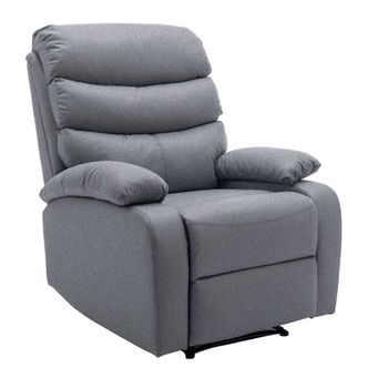 Sillon Reclinable Manual Miami 1 Plaza Gris