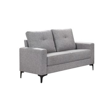 Sofa 2 Plazas Luigi 130cm, Gris