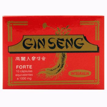 Ginseng Forte 1000 Mg Integralia, 10 Cápsulas