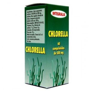 Integralia Chlorella 60 Comprimidos 500 Mg