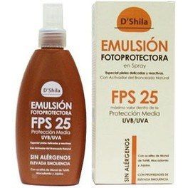 D\'shila Emulsion Fotoprotectora Spray Fps 25 200 Ml.