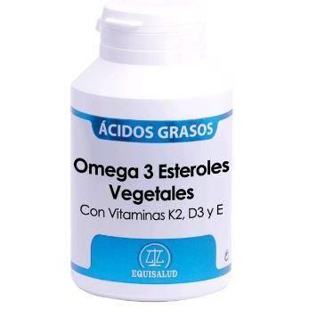 Omega 3 Esteroles Vegetales Con Vitaminas K2, D3  Equisalud 120 Caps