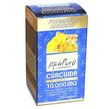 Estado Puro Curcuma Tongil 80 Caps Formato Ahorro