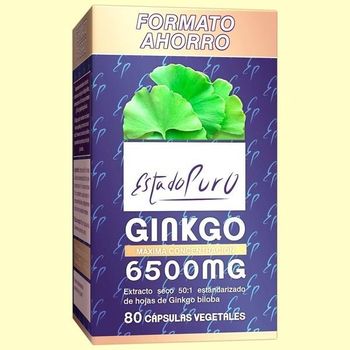 Estado Puro Ginkgo 6500 Mg 80 Capsulas