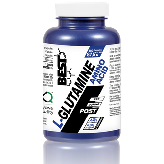 Best Protein L-glutamine 100 Cápsulas 875 Mg