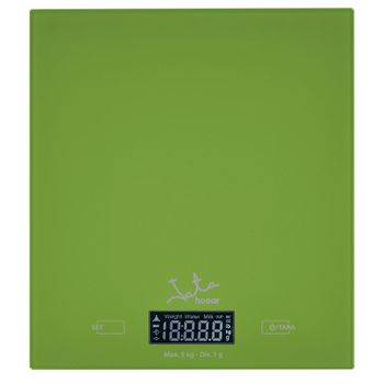 Jata Mod. 729v Mesa Rectángulo Báscula Electrónica De Cocina Verde