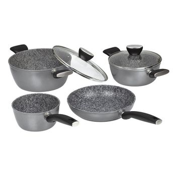 Bateria De Cocina Jata Mod Bc4 Granite 4 Piezas