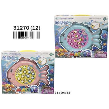 Juego Pesca Electronico Peces Mod Sdos. 34x29x4,5cm (rama - 31270)