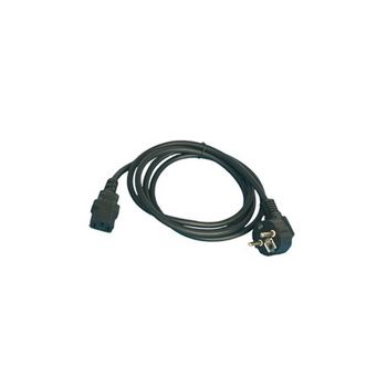 Cable Conexión Ordenador (3x0.75mm) 1,8m Negro