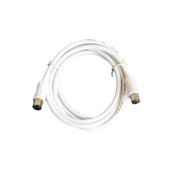 Cable Coaxial Macho A Hembra Blanco 1.5m Gsc