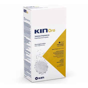 Kin Tabletas Efervescentes Limpiadoras Oro 64 + 32 Tabletas