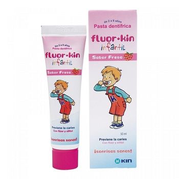 Kin Fluor Infantil Pasta Fresa 50 Ml