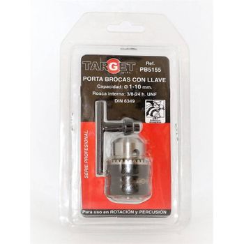 Portabrocas Taladro Con Llave 1,5-10mm 3/8-24h Target