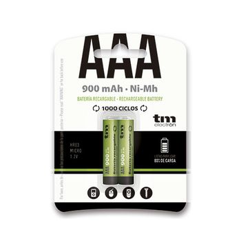 Bateria R03 Ni-mh 900mah Blister 2x Tm