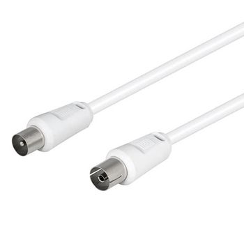 Conexion Antena Blanco Recto 9.5mm 1.5m