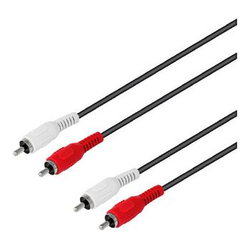 Cable 2 X Rca Tm Electron 2,5 M