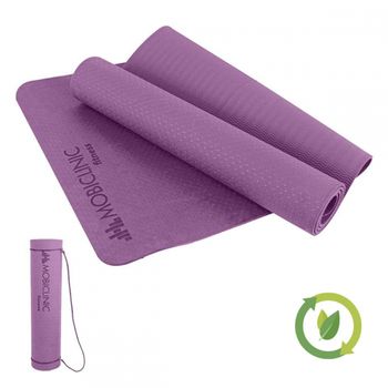 Esterilla De Yoga  Mobiclinic Antideslizante Flexible  Ecológico  Morado Ey-01