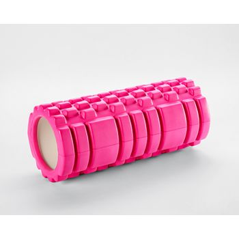 Rodillo De Masaje Mobiclinic Gomaespuma 14 X 33 Cm Versátil Ligero Evita Lesiones Rosa Fitroller